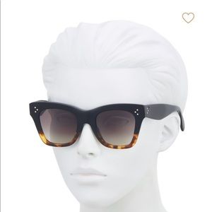 Celine 50mm square cat eye sunglasses